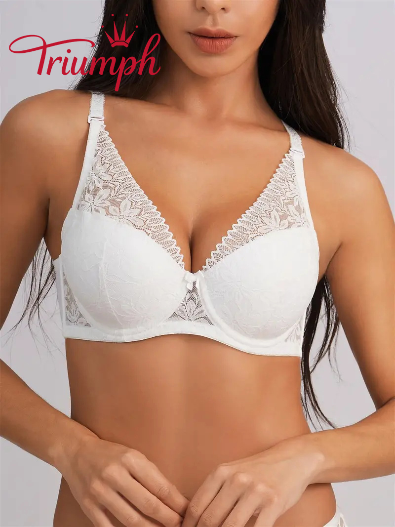 Triumph - 3 db (75A-110F) 💝Csipke vezeték nélküli komfort melltartó