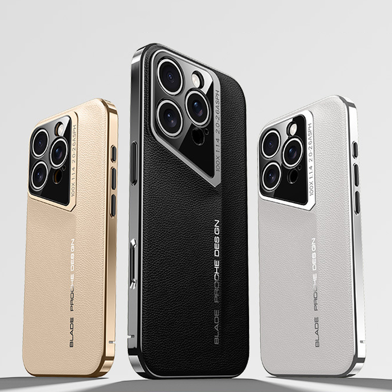 Πολυτελής all-inclusive δερμάτινη θήκη τηλεφώνου για iPhone 13/14/15/16