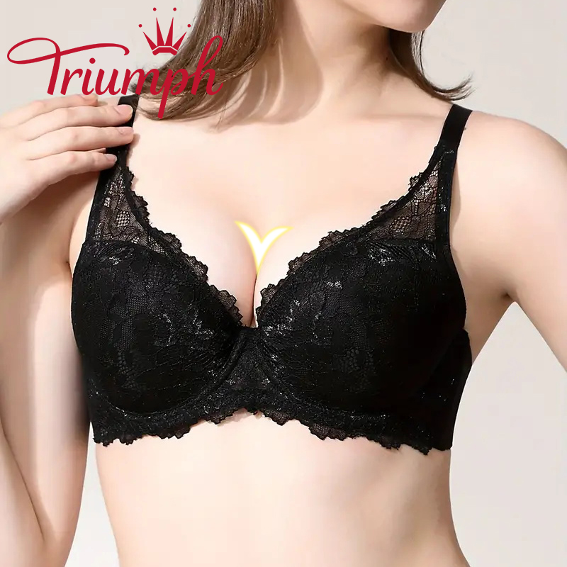 Triumph - 3 darab (70A-110F)💝csipkés puha melltartó