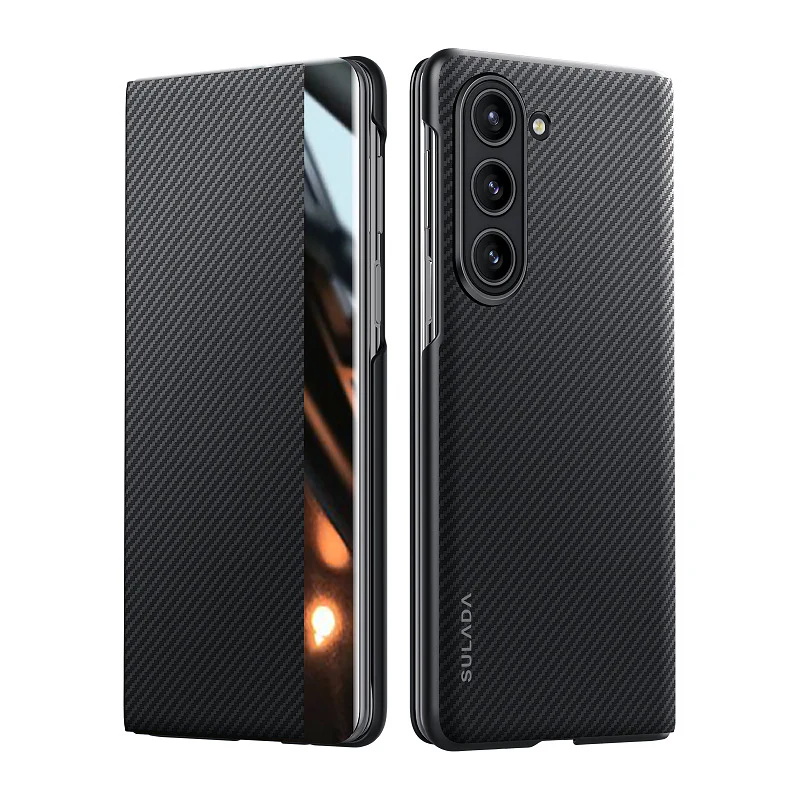 Πολυτελές δερμάτινο κάλυμμα με μαγνητικό πηνίο και θήκη καρτών για το Galaxy Z Fold 7/6/5/4