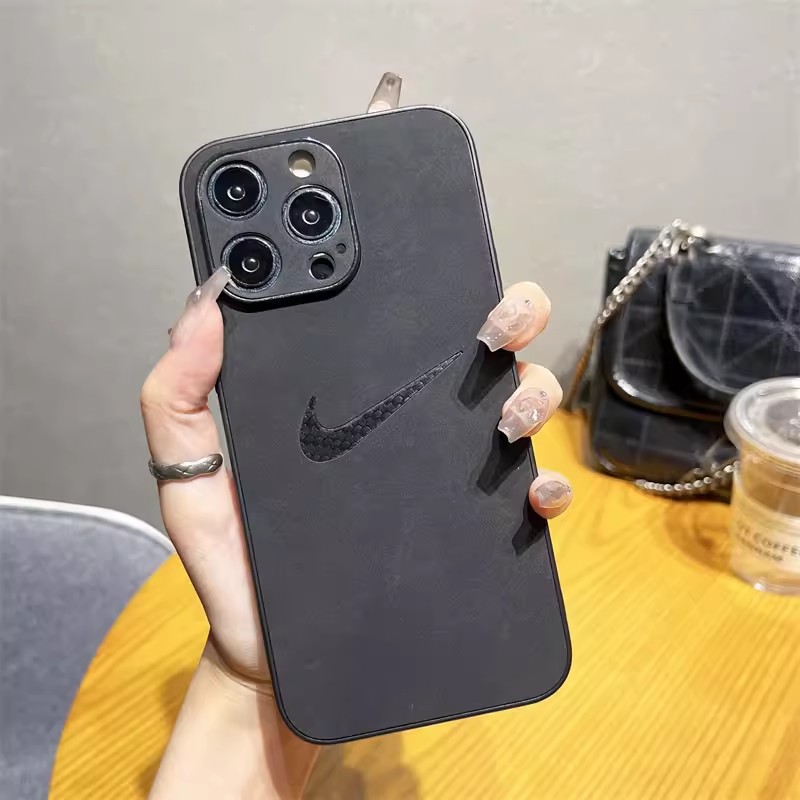 Fiber texture hook phone case