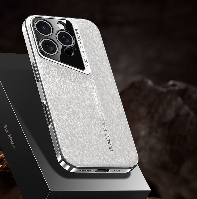 Πολυτελής all-inclusive δερμάτινη θήκη τηλεφώνου για iPhone 13/14/15/16