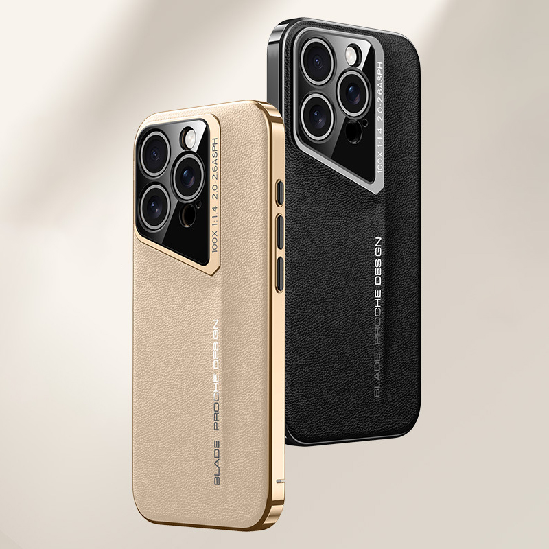 Πολυτελής all-inclusive δερμάτινη θήκη τηλεφώνου για iPhone 13/14/15/16