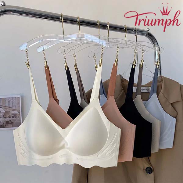 Triumph - Pacote com 3 💥Roupa íntima fina de látex bolha sem costura [75A-110E]