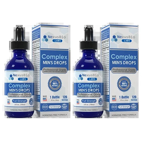 🚀Utolsó napi akció 70% KEDVEZMÉNNYEL🚀 NexusBio™ Labs Complex férfi cseppek[💥3. évfordulós bolti ünnepi akció💥]