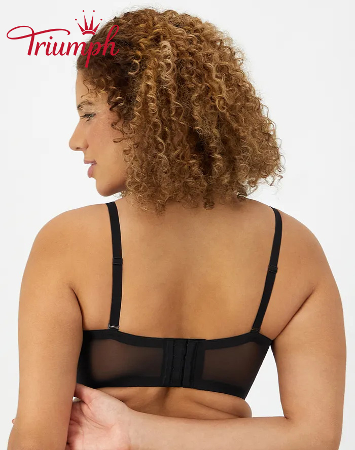 👙TRIUMPH – [4 szt.]🔥Bezfiszbinowy biustonosz typu longline z koronki