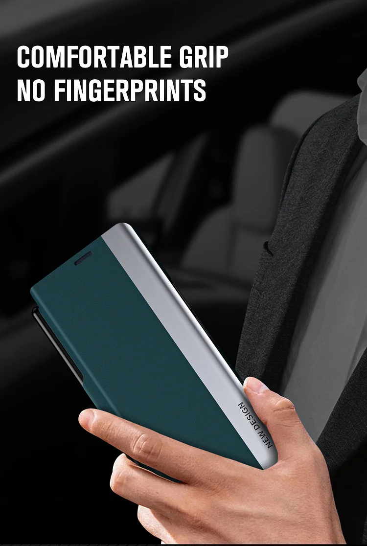 A tolltartóval ellátott Flip Stand tokot kifejezetten a Samsung Galaxy Z Foldhoz tervezték, így minden összehajtás elegáns és egyedi megjelenést kölcsönöz.