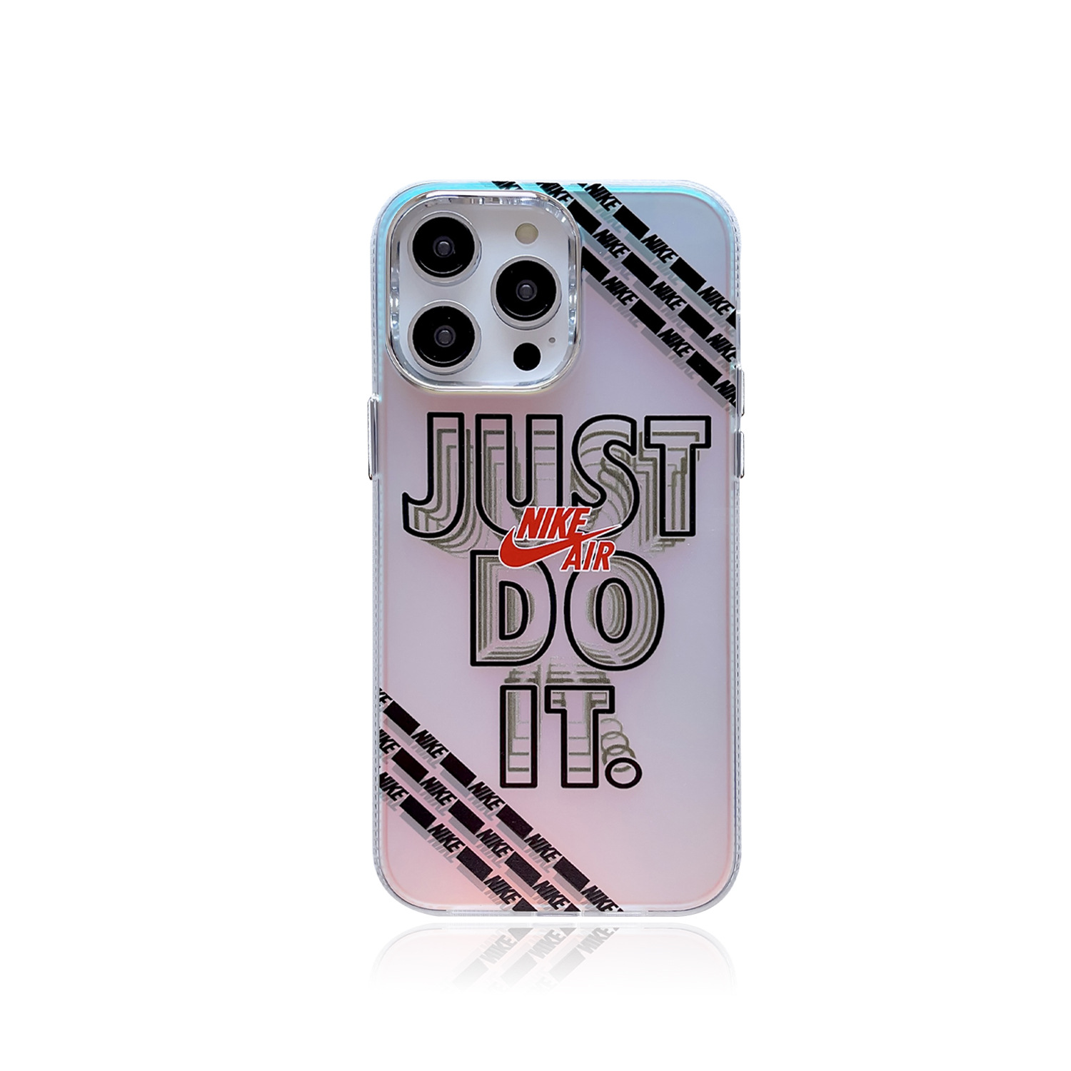 Husă pentru iPhone cu cârlig la modă cu fundul violet