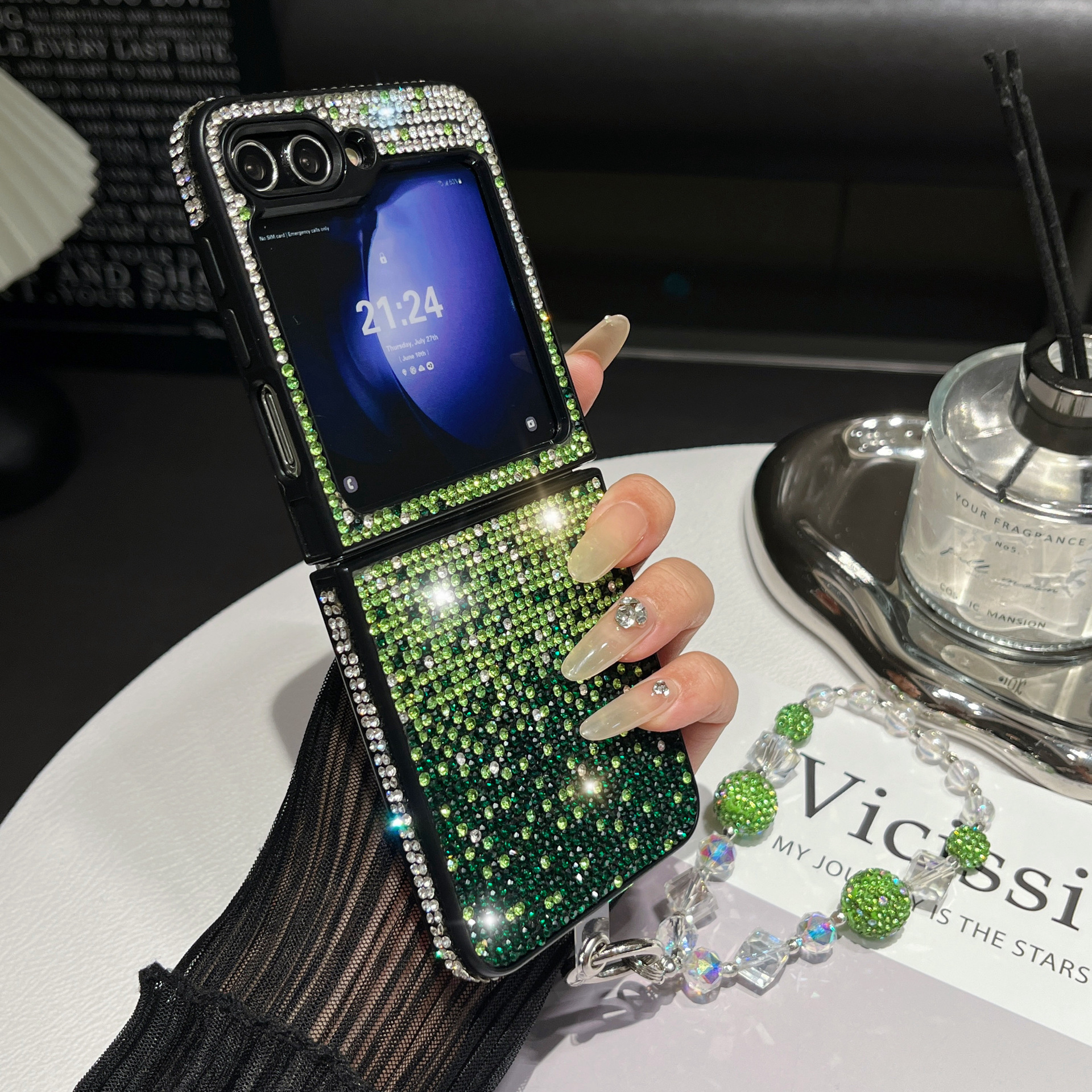 Husă de lux Diamond pentru seria Samsung Galaxy Z Flip