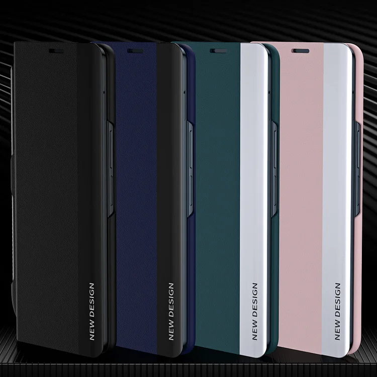 A tolltartóval ellátott Flip Stand tokot kifejezetten a Samsung Galaxy Z Foldhoz tervezték, így minden összehajtás elegáns és egyedi megjelenést kölcsönöz.