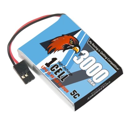 CODDAR 1S 3000MAH 3.8V 5C JR Connector LiHV RC LiPo Battery