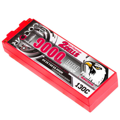 CODDAR 2S 9000MAH 7.6V 130C HARD CASE Stick Pack LiHV RC LiPo Battery