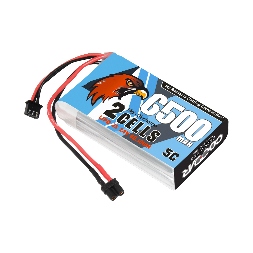CODDAR 2S 6500MAH 7.4V 5C XT30 Connector RC LiPo Battery