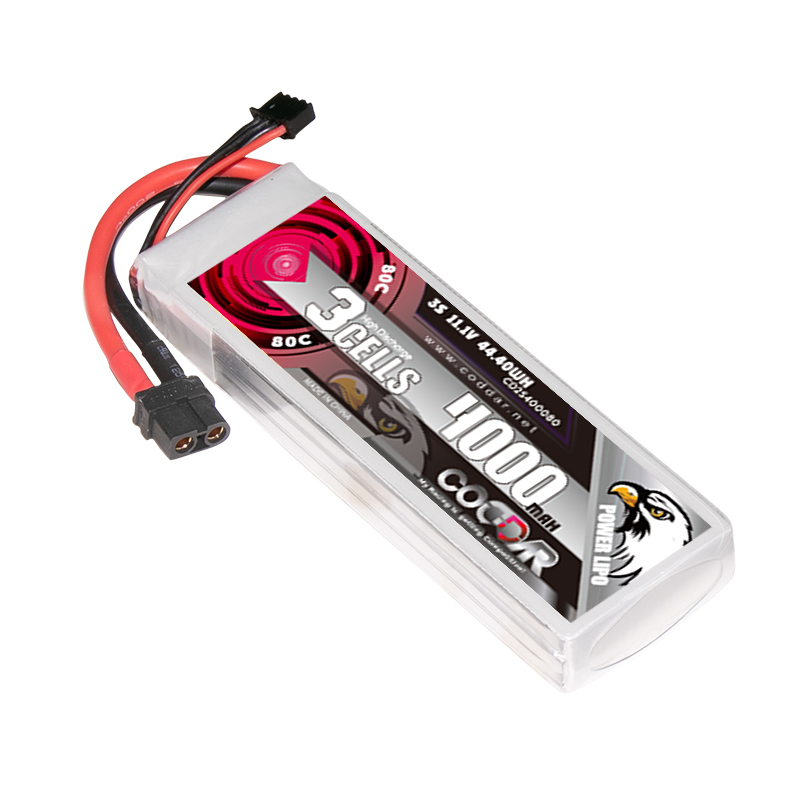 CODDAR 3S 4000MAH 11.1V 80C Soft Pack RC Lipo Battery