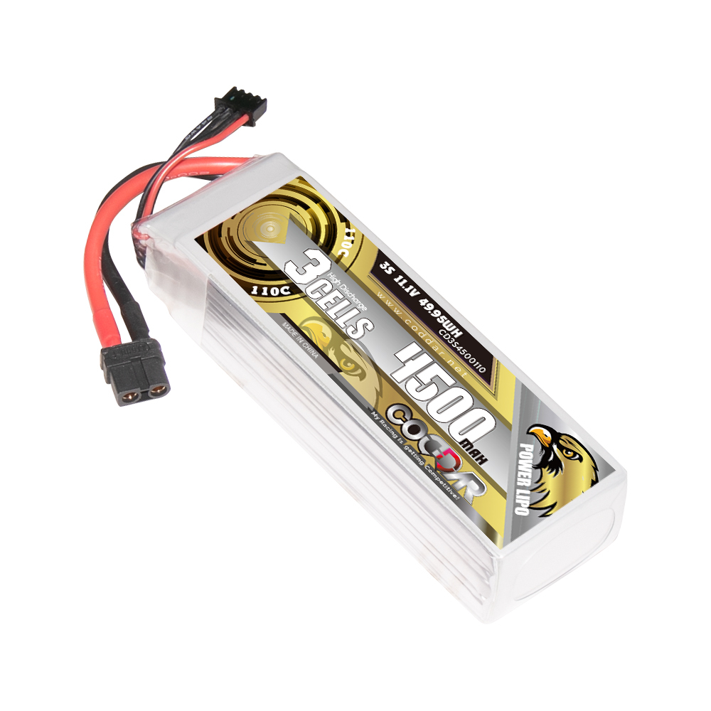 CODDAR 3S 4500MAH 11.1V 110C Soft Pack RC Lipo Battery