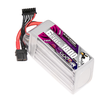 CODDAR 6S 1800MAH 22.2V 140C Soft Pack RC Lipo Battery