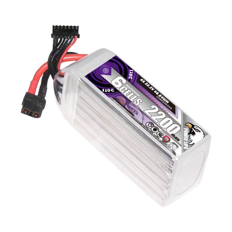 CODDAR 6S 2200MAH 22.2V 110C Soft Pack RC Lipo Battery