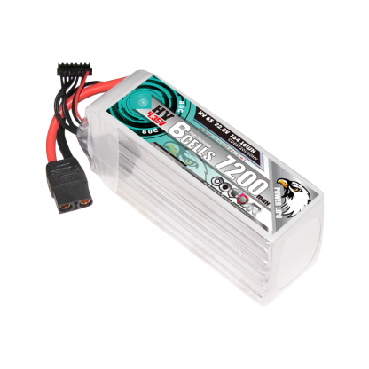 CODDAR 6S 7200MAH 22.8V 110C LiHV Soft Pack RC Lipo Battery