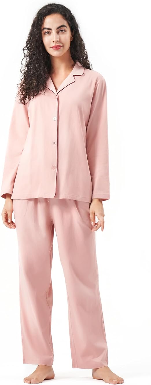 ArWomens Pajamas Sets Premium Cotton Sleepwear Matching Gifts Comfort 