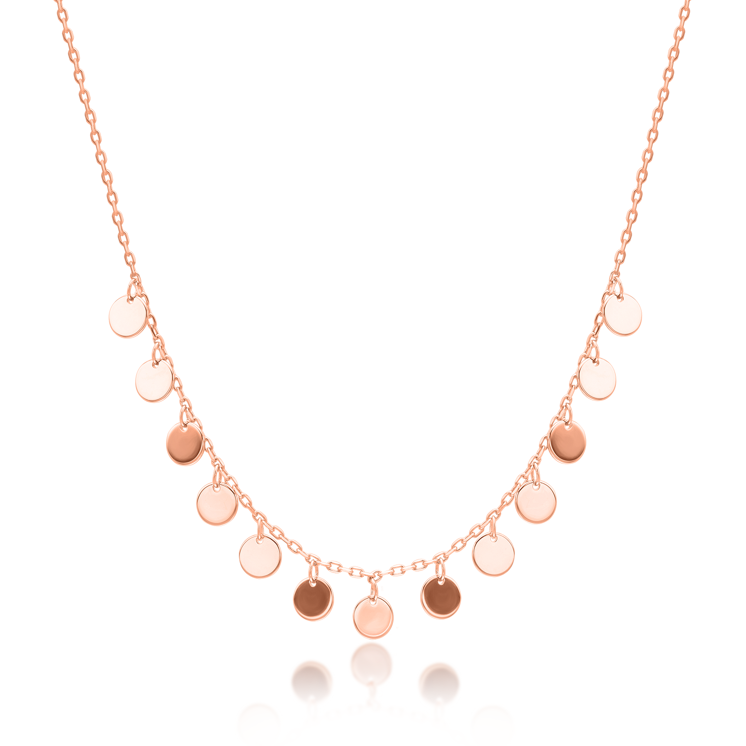 Sequin circle necklace