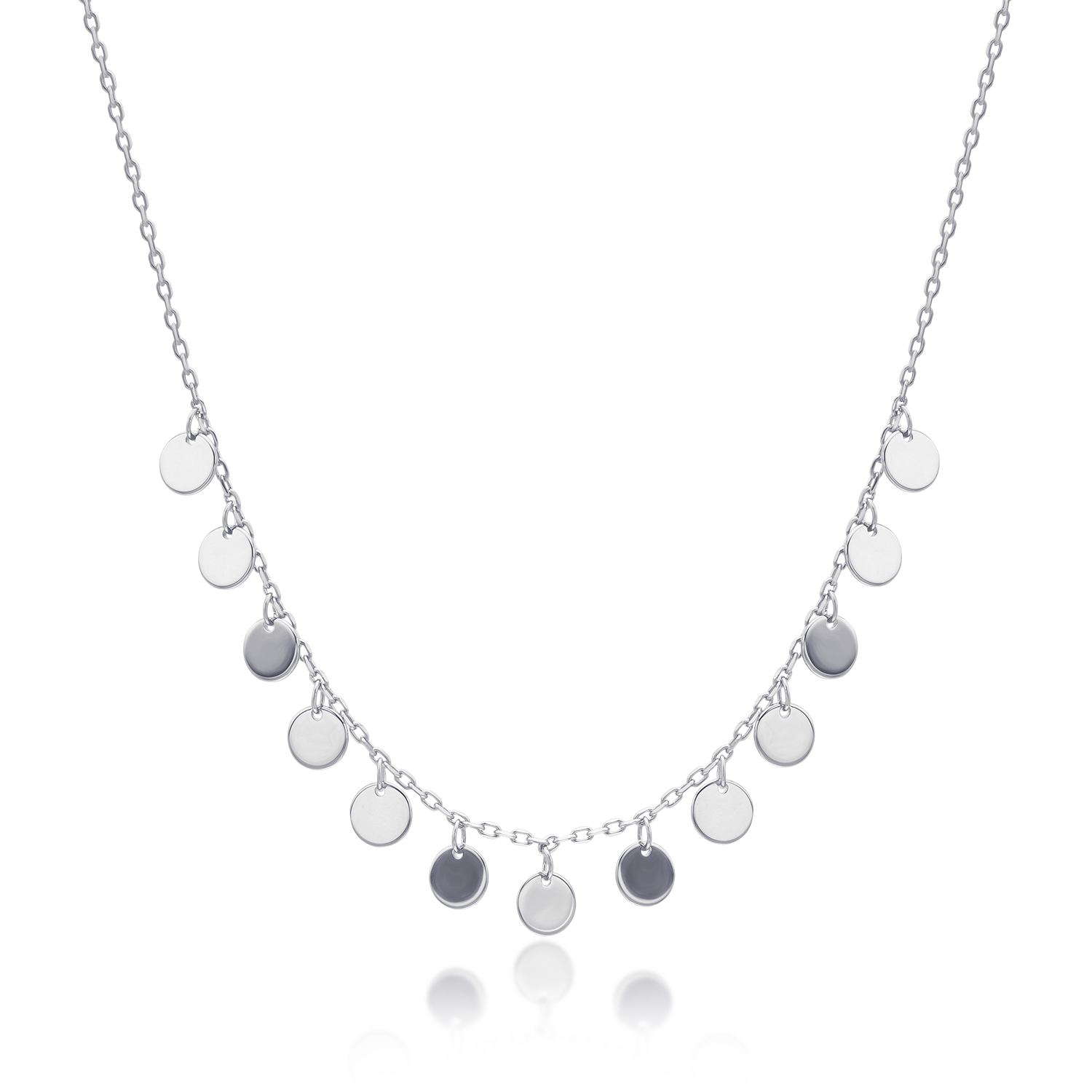 Sequin circle necklace