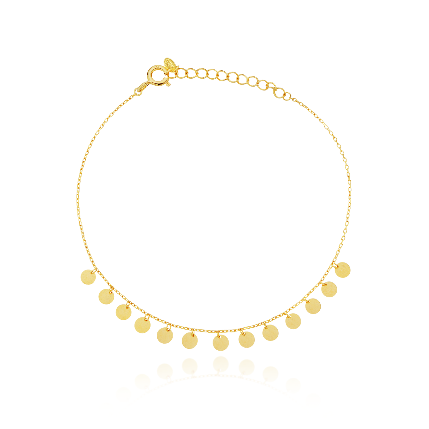 Sequin circle bracelet