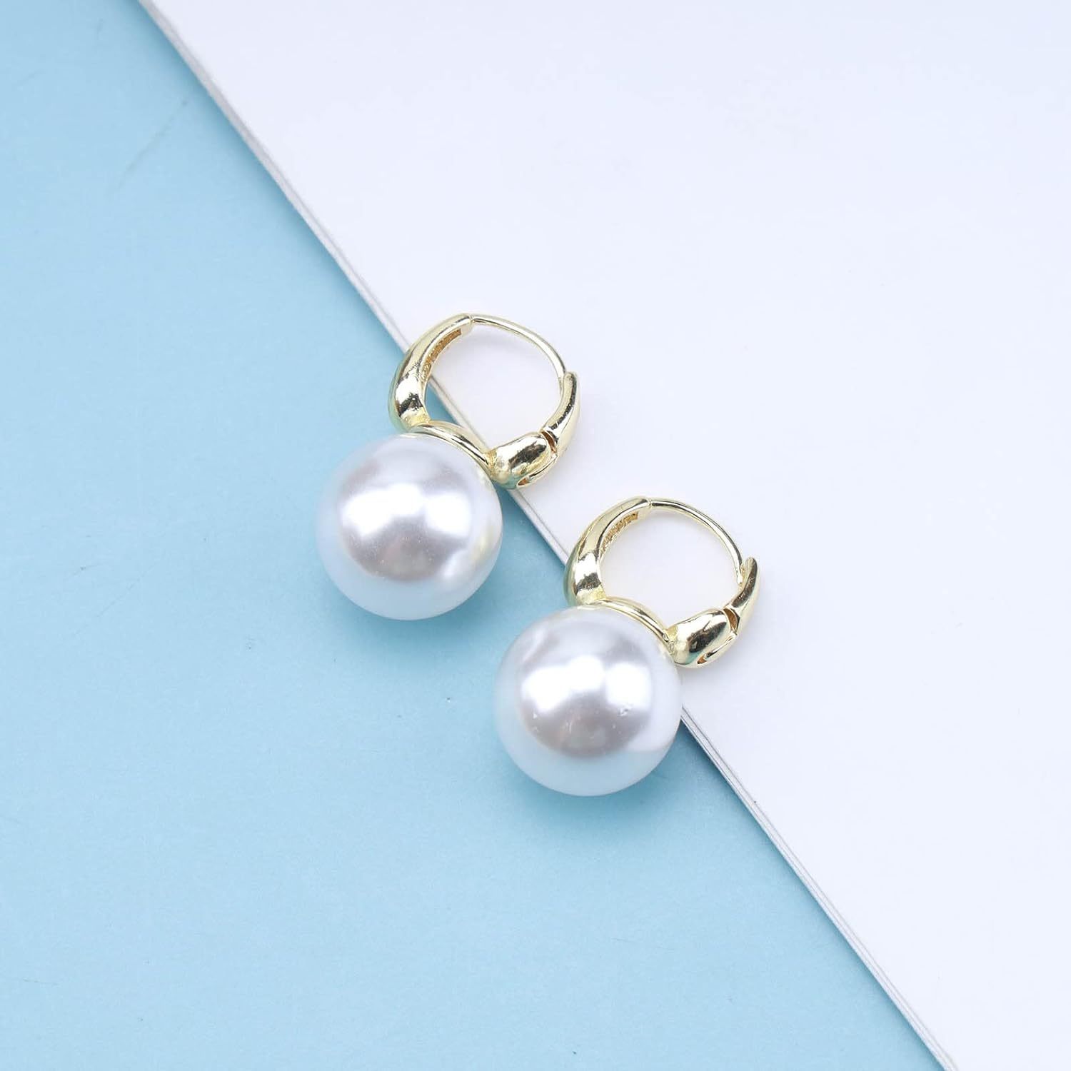 Innoven Bohemian Pearl Circular Earrings