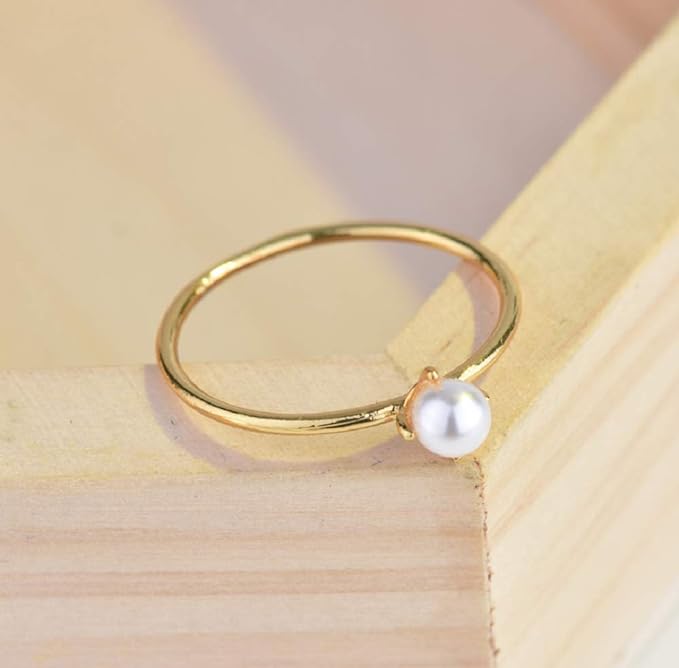 Innoven 14K Gold Pearl-Set Pearl Ring