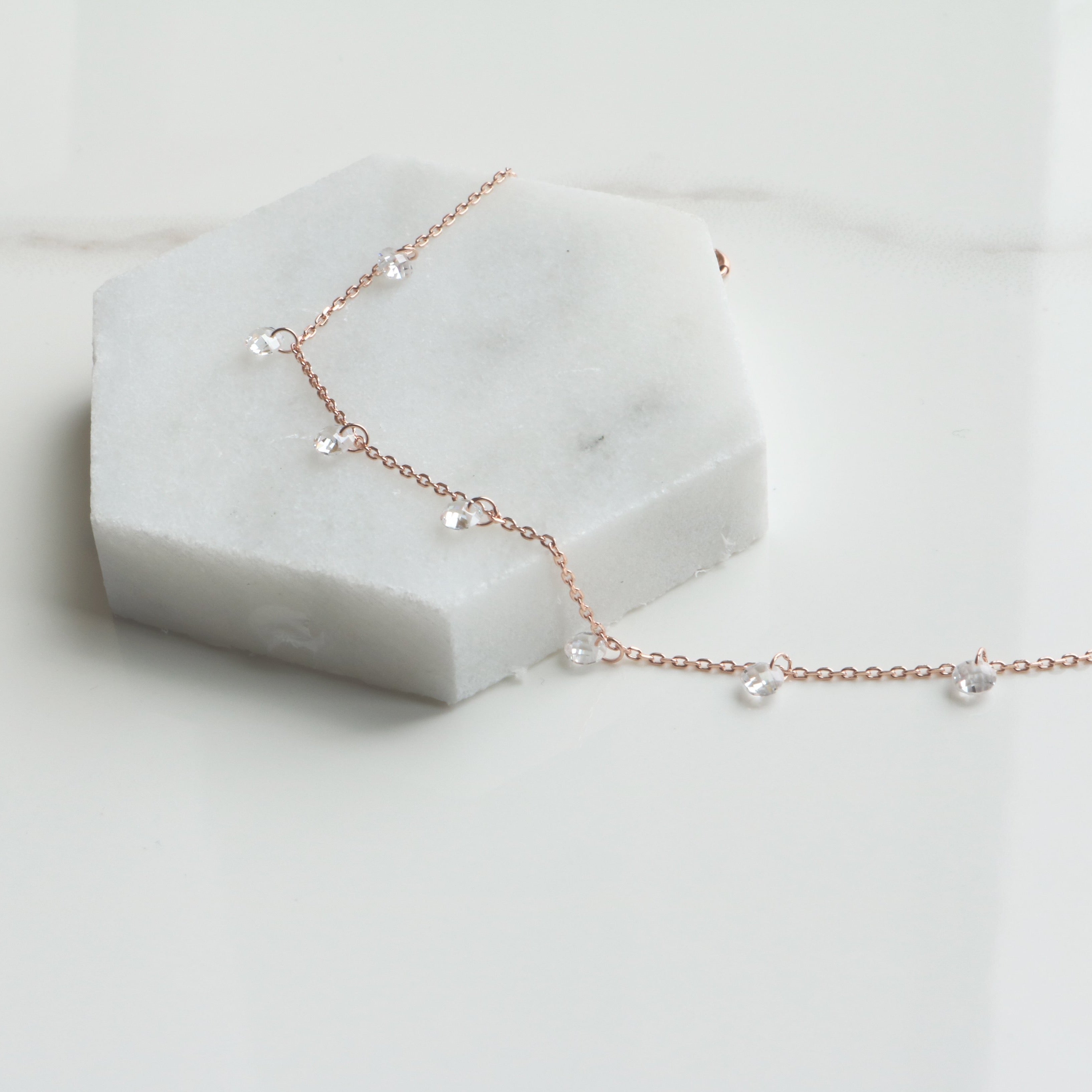 seven drops cubic bracelet