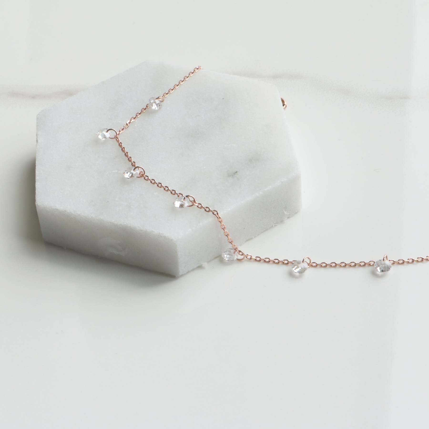 seven drops cubic bracelet