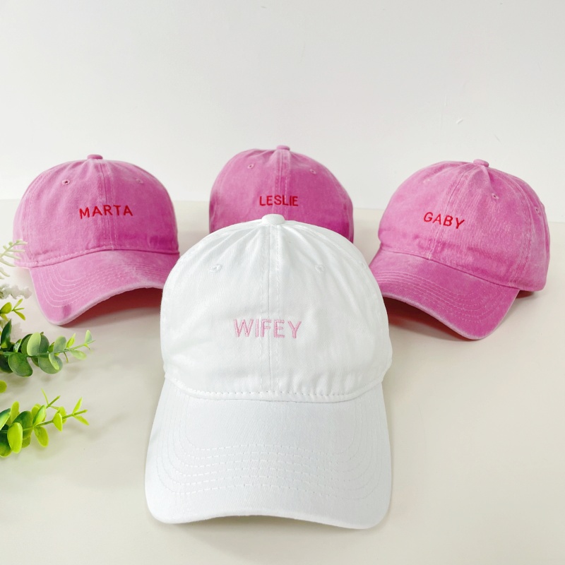 Custom Bachelorette Party Hats, Bridal Shower Hat, Bride Squad