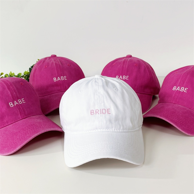 Custom Embroider Bride Hat, Babe Hat, Bachelorette Party Gifts for Bride