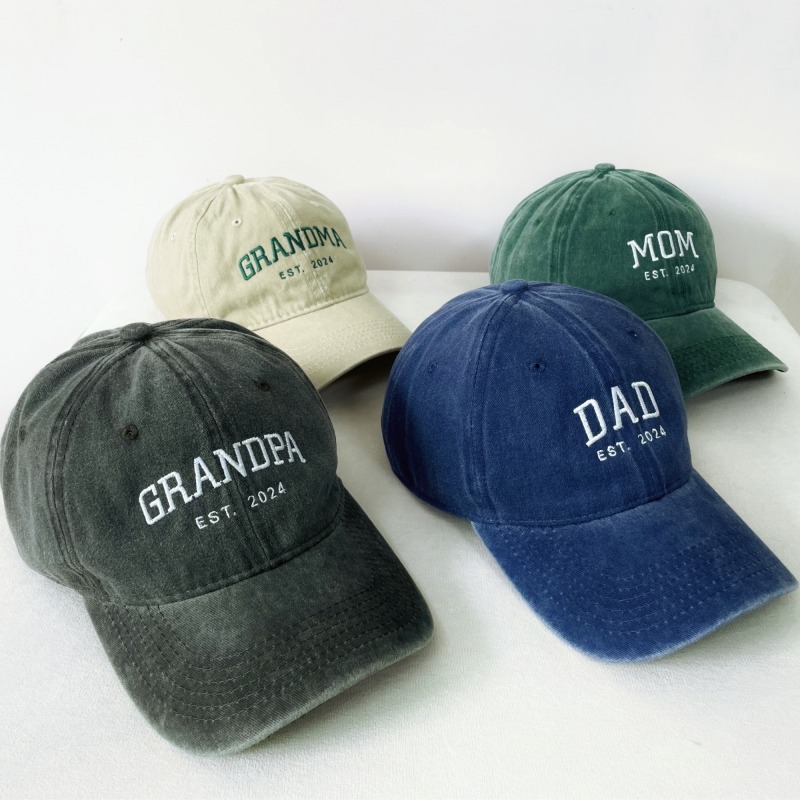 Custom Embroidered Dad Hat, Personalized Gifts for Dad