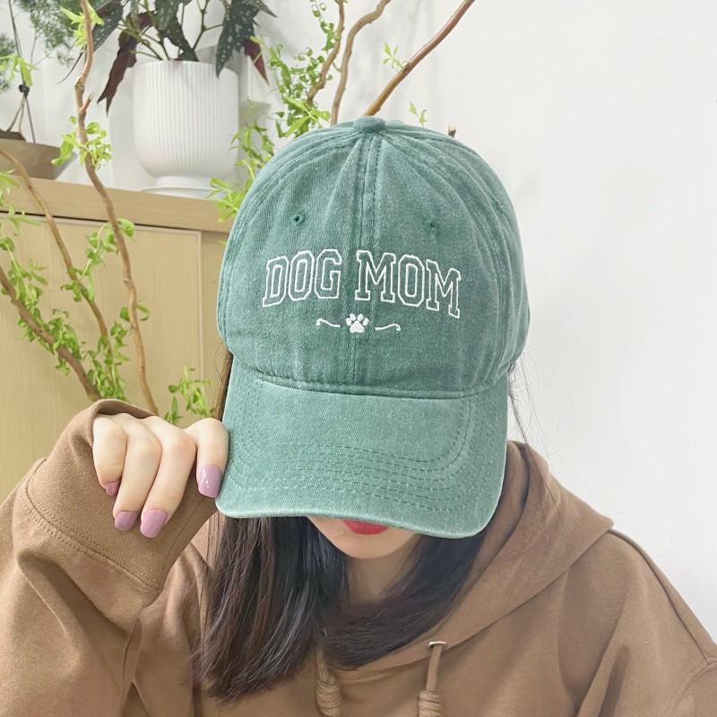 Custom Embroidered Dog Mom Hat, Dog Mom Gifts, Dog Mom Cap, Dog Mom