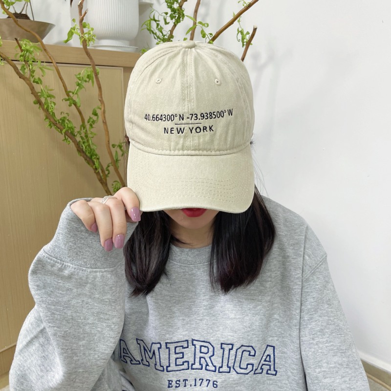 Custom Embroidered Hat with Your Favourite Location Coordinates