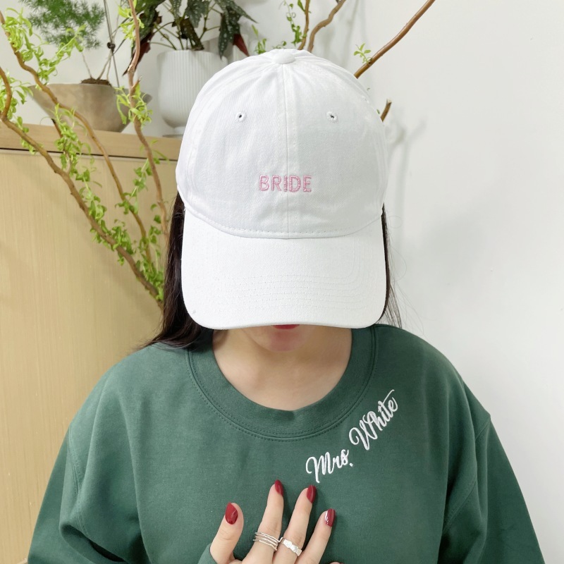 Custom Embroidered Hats, Bride Baseball Hat, Bride Cap