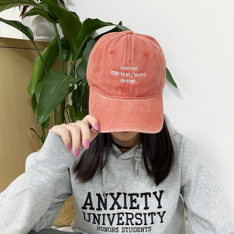 Custom Embroidered Hats, Personalized Cap, Vintage Baseball Hat