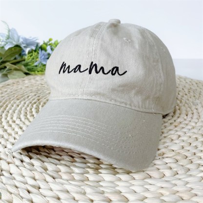 Custom Embroidered Mama Hat, Mama Tried Hat, Mama Baseball Cap