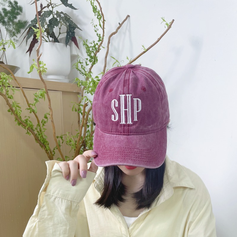 Custom Embroidered Monogram Hat Monogrammed Baseball Cap