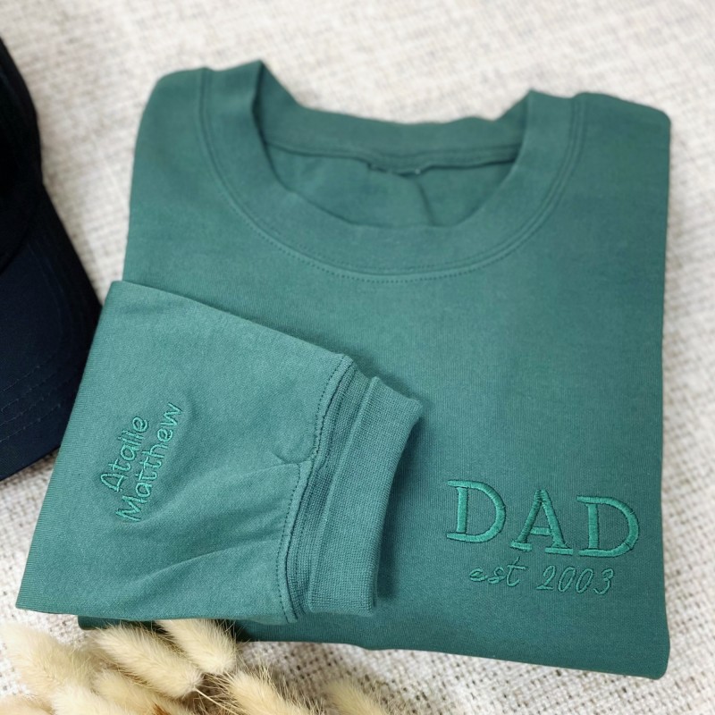 Custom Embroidered Uncle Sweatshirt, Uncle Gifts