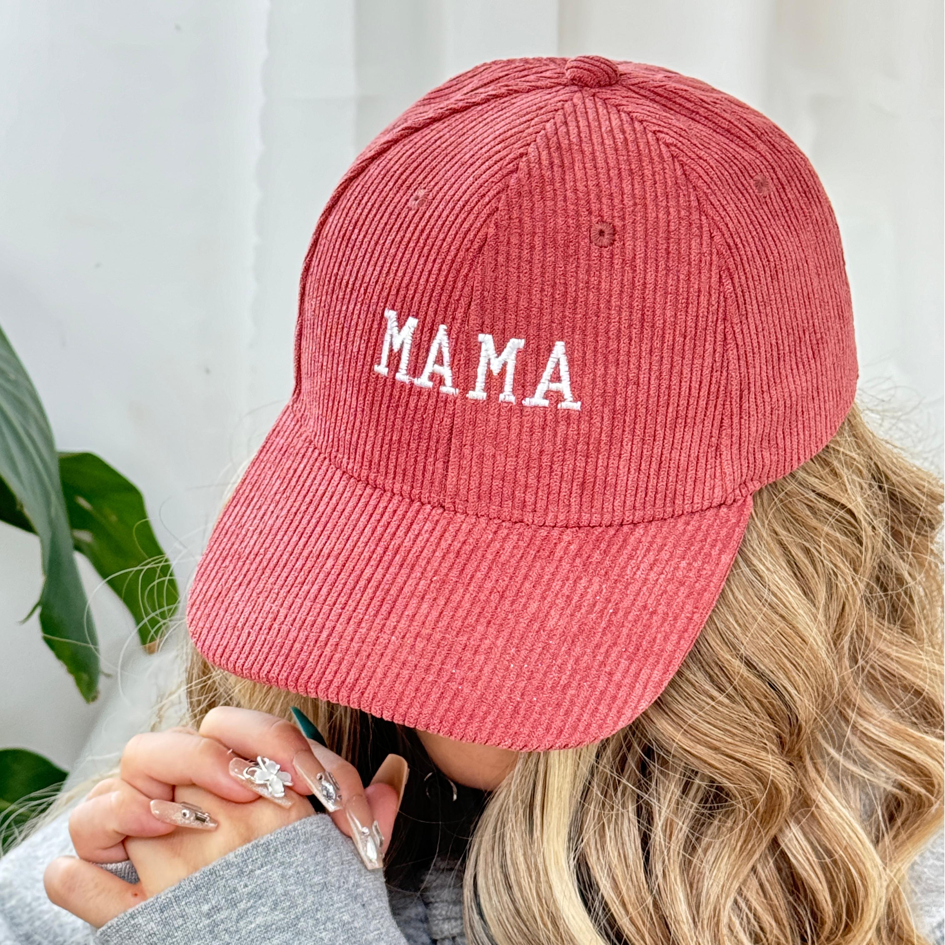 Embroidered Corduroy Hat,Bachelorette Party Hats,Sorority Gift,Custom Logo/Text Hats