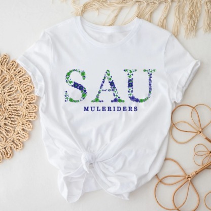 Embroidered Iowa State University T-Shirt Unisex College T-Shirt