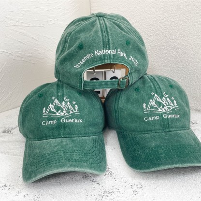 Embroidered Camp Bachelorette Hat - Personalized Bridal Party Gift for Bridesmaids