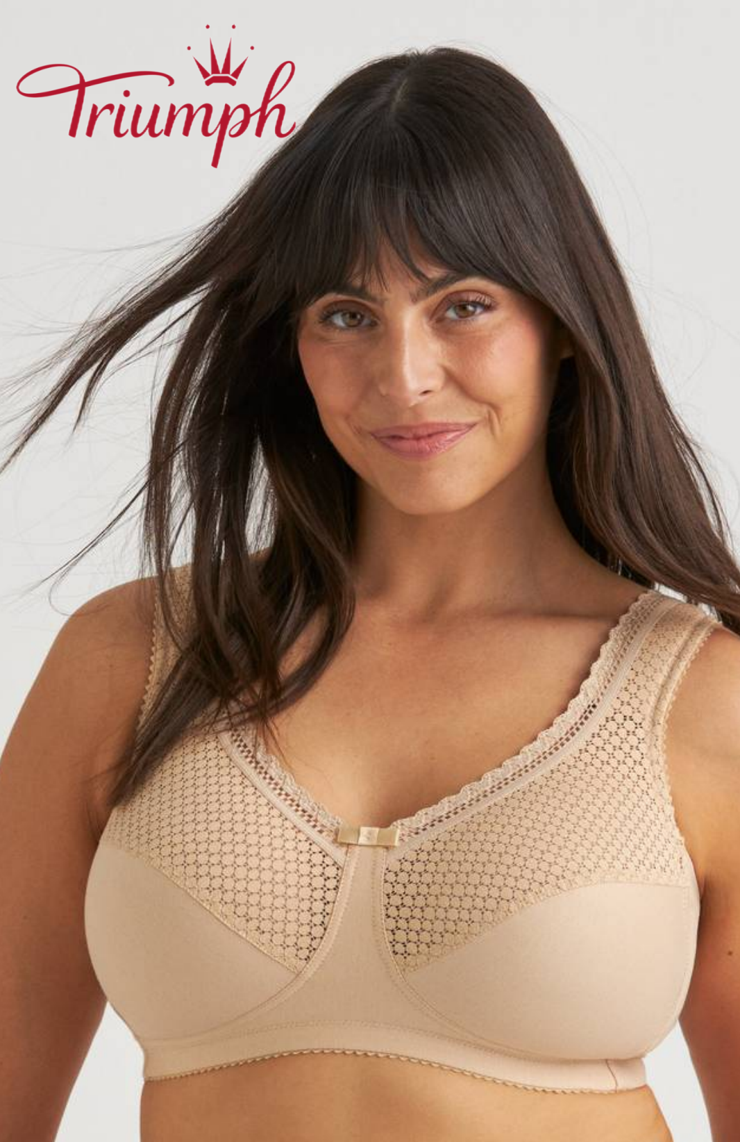 Triumph - Σετ 3 τεμαχίων 🔥 Σουτιέν με τυπωμένη δαντέλα Comfort