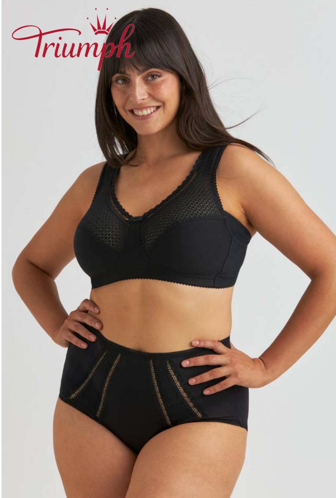 Triumph - Σετ 3 τεμαχίων 🔥 Σουτιέν με τυπωμένη δαντέλα Comfort