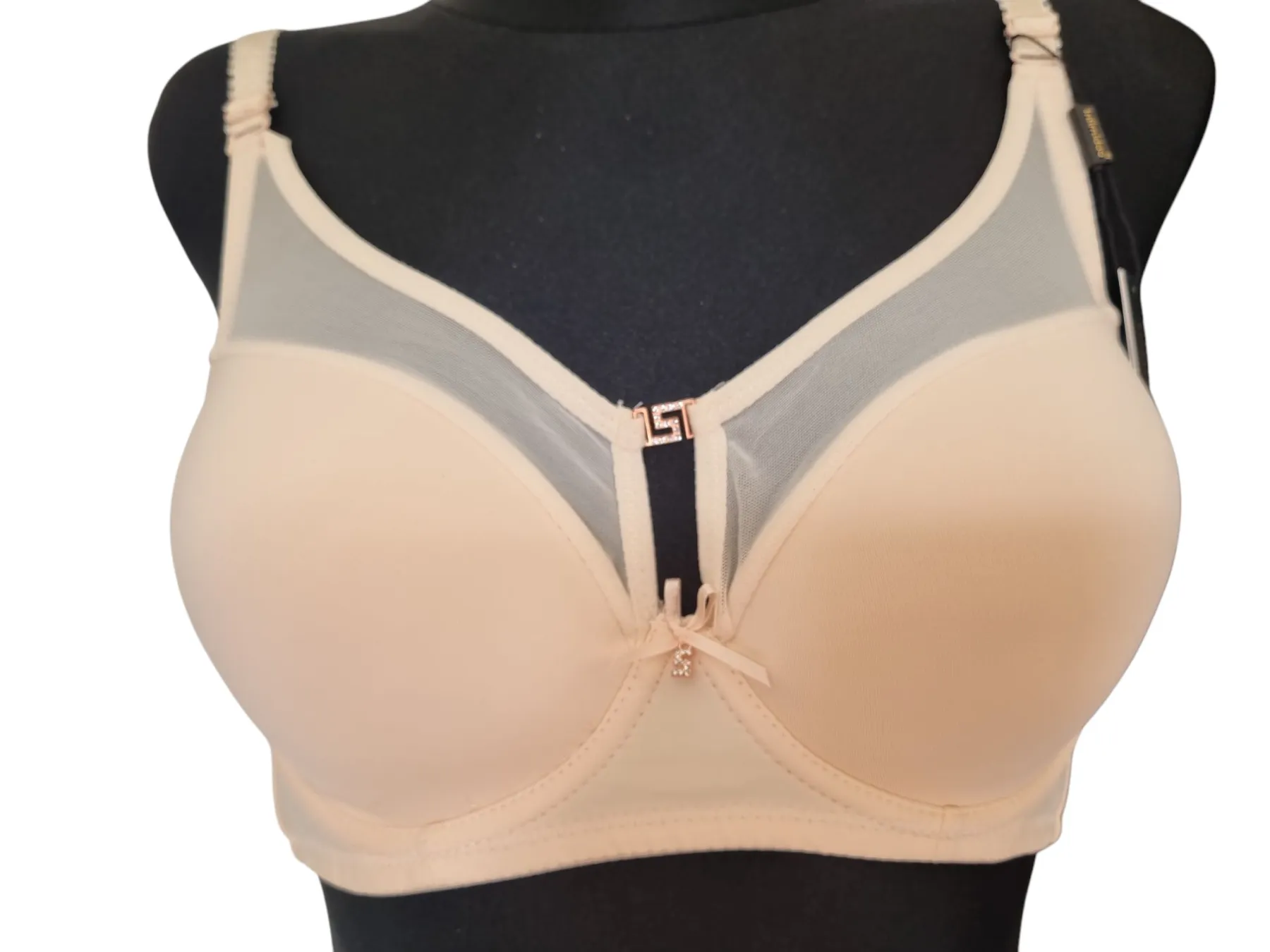 🎀 [4 τεμάχια] 4 τεμάχια💝Σουτιέν push-up μεγάλου μεγέθους με σέξι δαντελένιο τελείωμα και έκπτωση 50%