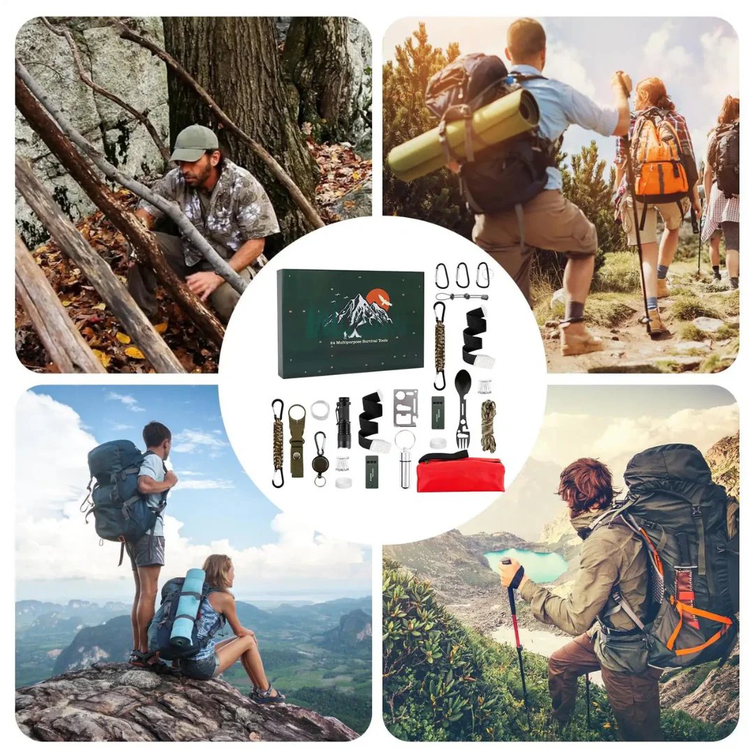 Κιτ επιβίωσης με ημερολόγιο Advent - Κιτ επιβίωσης έκτακτης ανάγκης με ημερολόγιο αντίστροφης μέτρησης