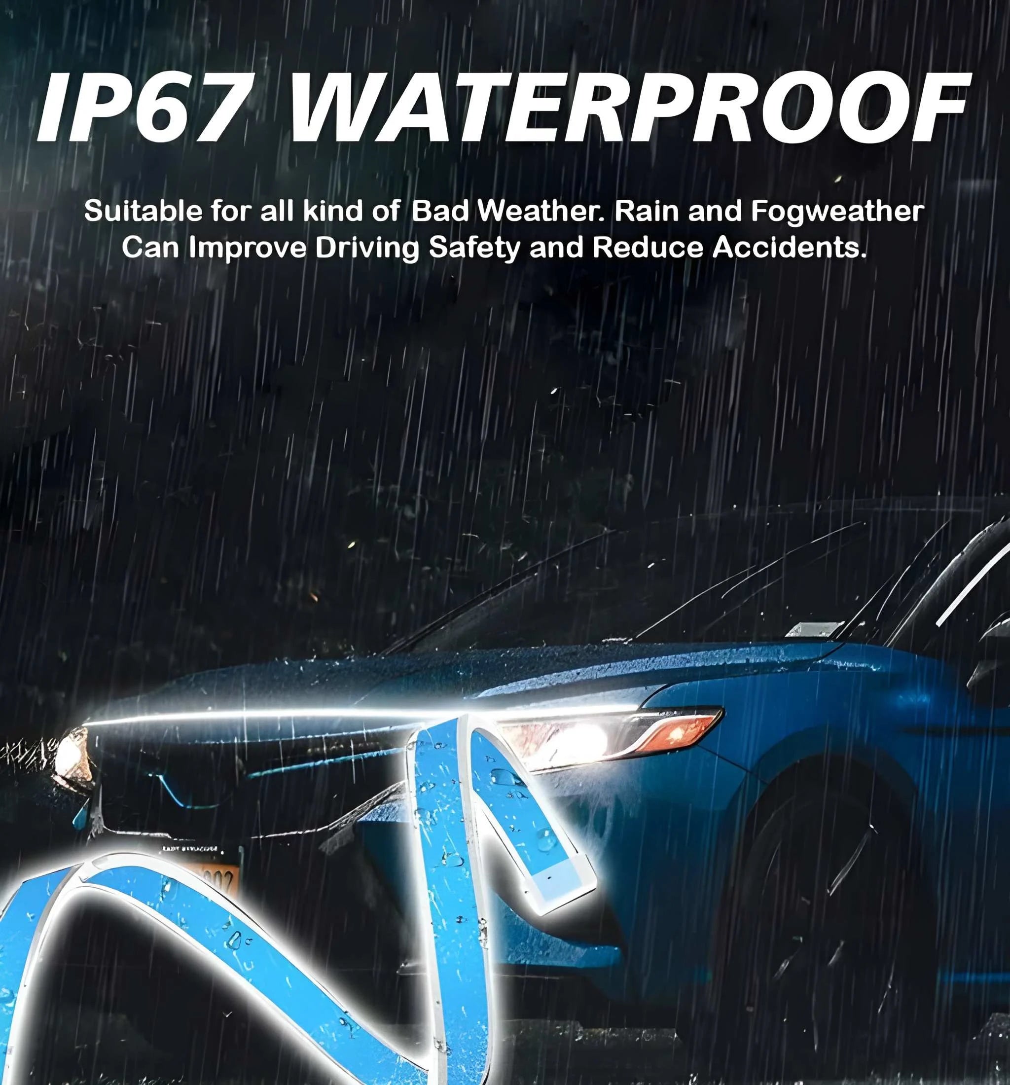 Λωρίδα φωτισμού κουκούλας αυτοκινήτου, δυναμική λωρίδα LED αυτοκινήτου