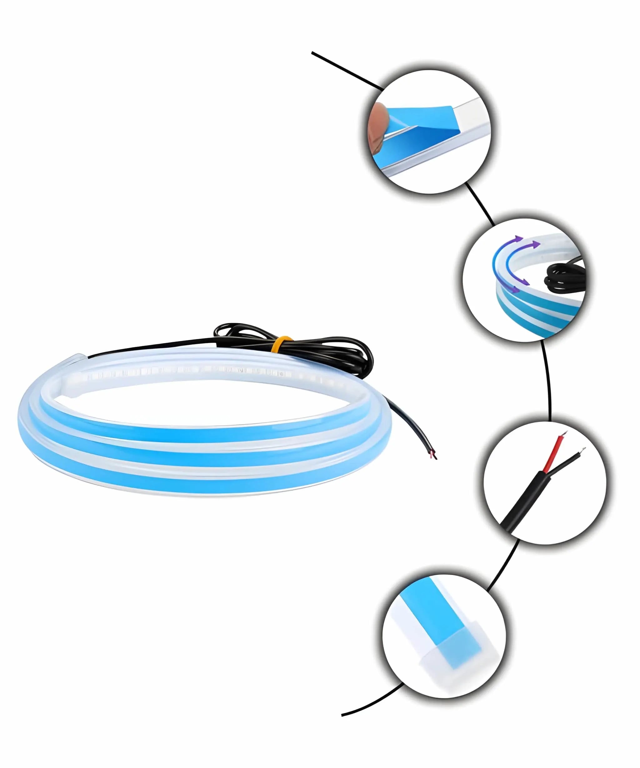 Λωρίδα φωτισμού κουκούλας αυτοκινήτου, δυναμική λωρίδα LED αυτοκινήτου