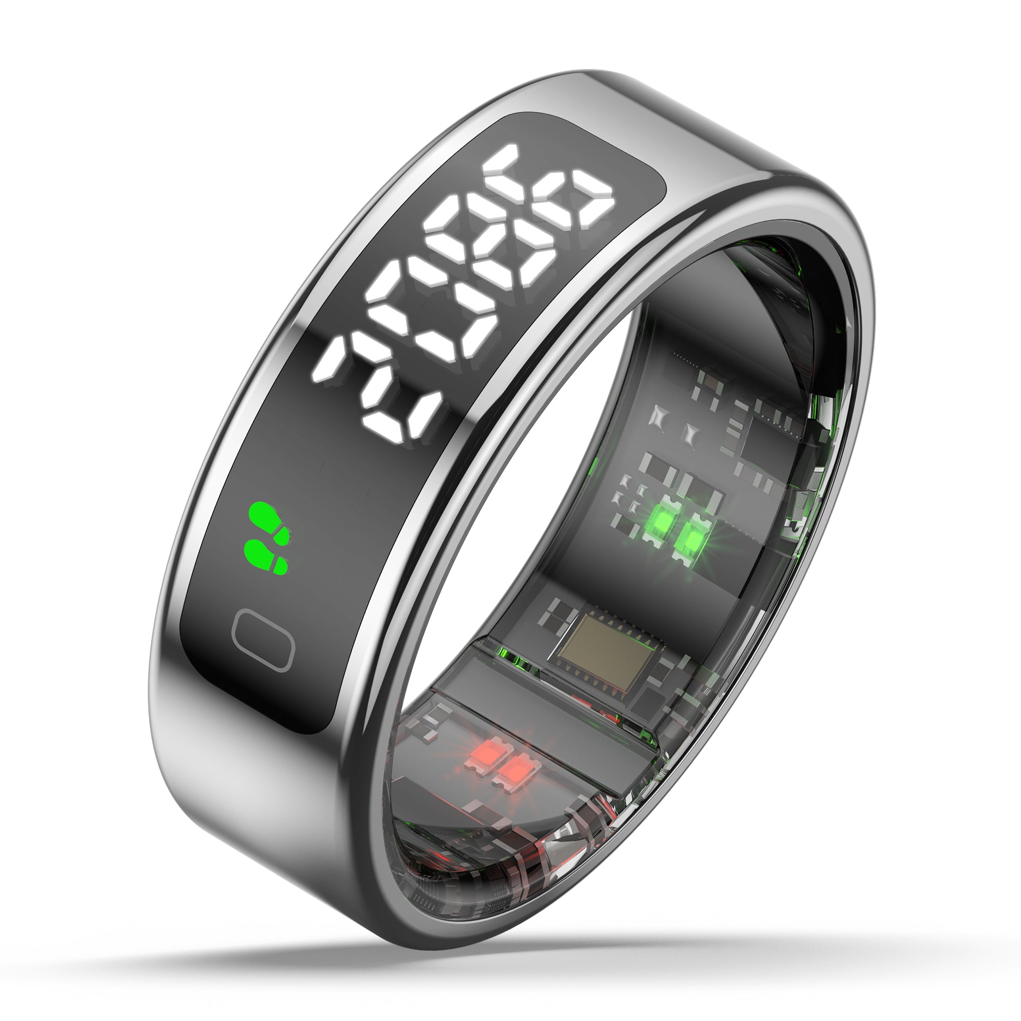 Ψηφιακή οθόνη, έλεγχος χειρονομιών, σχεδιασμός από ανοξείδωτο ατσάλι, παρακολούθηση ύπνου και υγείας, παρακολούθηση δραστηριότητας και μετρητής ψαλμών